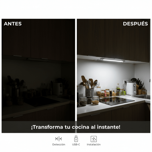 Luz LED con Sensor de Movimiento – Pack 2 Unidades (Oferta Lanzamiento)